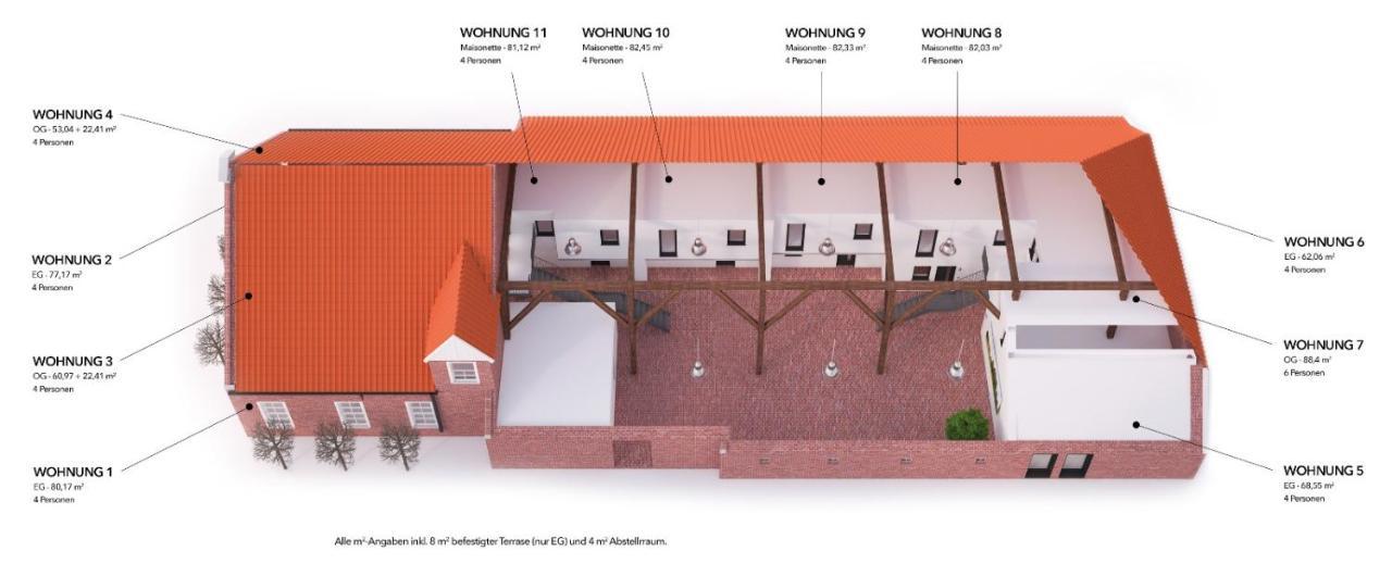 Apartamento Gulfhof Polder72 Polder72 5 Eger Dornum Exterior foto